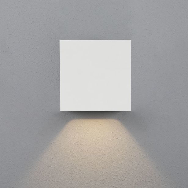 LED-ulkoseinävalaisin Hide-a-lite Cube XL I, 3000K, valkoinen