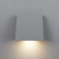 LED-ulkoseinävalaisin Hide-a-lite Edge XL, 3000K, harmaa