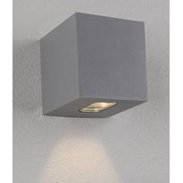 LED-seinävalaisin Hide-a-lite Cube I, 3000K, harmaa