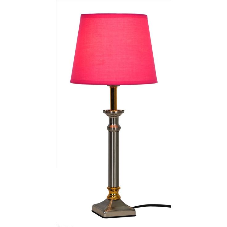 Pöytävalaisin Heat Classic, 47cm, pinkki