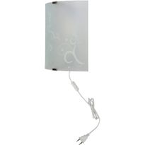 Seinävalaisin Heat Frons 17x19cm E14 valkoinen