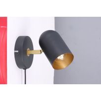 Seinäspotti Heat Beaker 1-osainen E14 musta