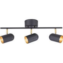 Kattospotti Heat Beaker 3-osainen tanko E14 musta