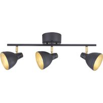 Kattospotti Heat Cupola 3-osainen tanko E14 musta