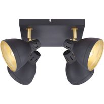 Kattospotti Heat Cupola 4-osainen neliö E14 musta