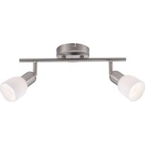 Kattospotti Heat Soffe 2-osainen tanko E14 harjattu teräs