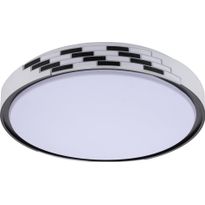 Plafondi Heat Brick Ø48cm 3xE27 valkoinen/musta