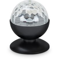 Pöytävalaisin Heat Disco LED RGB 3W musta