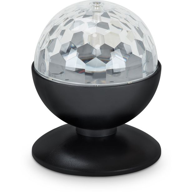 Pöytävalaisin Heat Disco LED RGB 3W musta