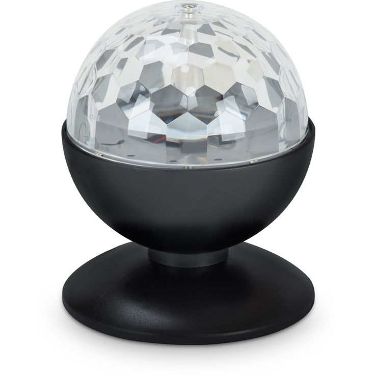 Pöytävalaisin Heat Disco LED RGB 3W musta