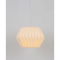 Riippuvalaisin Heat Cairo Ø37cm E27 kangaspaperivarjostin valkoinen