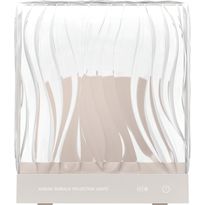 Pöytävalaisin Heat Revontuli 12x12x14cm kaukosäädin vaihtuvat värit himmennettävä valkoinen