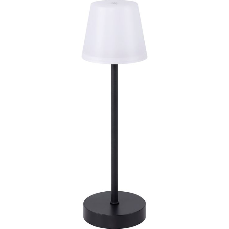 Ladattava pöytävalaisin Heat Terde LED 38cm IP44 himmennettävä musta