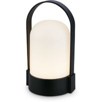 Ladattava pöytävalaisin Heat retkivalo LED himmentimellä 15.5cm musta