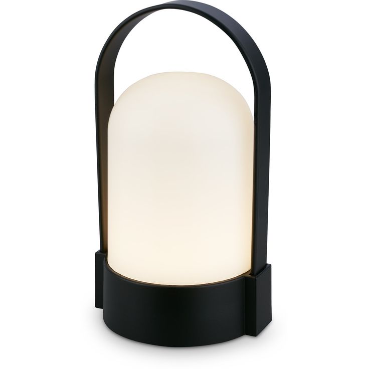 Ladattava pöytävalaisin Heat retkivalo LED himmentimellä 15.5cm musta