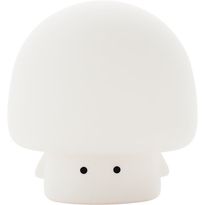 Yövalo Heat Sieni silikoni 12.4cm ladattava himmennettävä valkoinen
