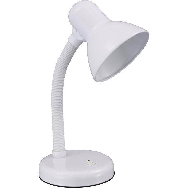 Pöytävalaisin Heat Basic 25cm E14 lapsille ja nuorille valkoinen