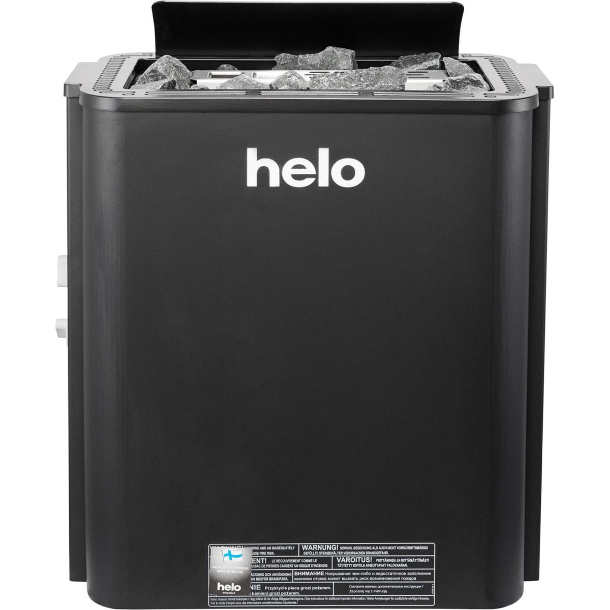 Sähkökiuas Helo Havanna 60 STS WT, 6kW, 5-9m³, manuaalitäyttö, kiinteä ohjaus