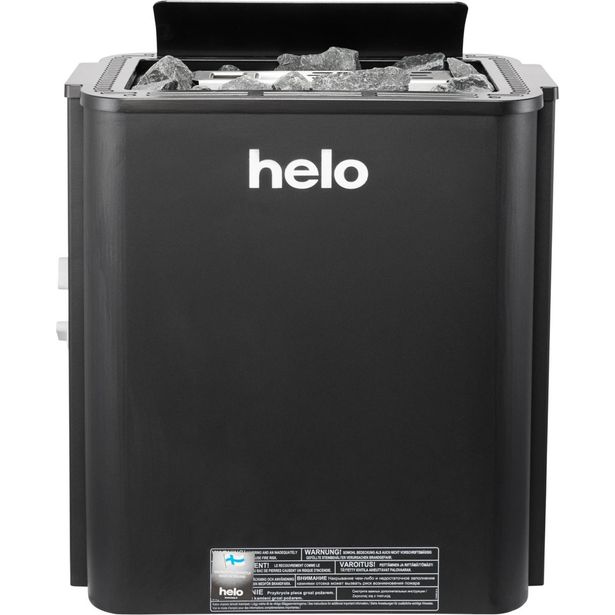 Sähkökiuas Helo Havanna 60 STS WT, 6kW, 5-9m³, manuaalitäyttö, kiinteä ohjaus