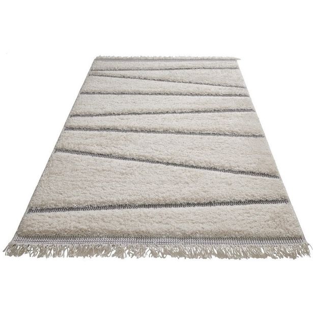 Nukkamatto Hestia Tunturi 195x290cm vaalea/musta