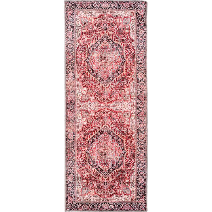 Käytävämatto Hestia Gemma 80x200cm punainen