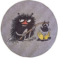 Pyöreä matto Muumi Haisuli nuotiolla Ø80cm