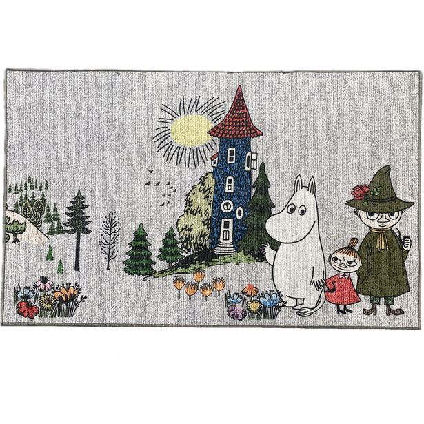 Matto Muumi Muumilaakso 50x80cmharmaa