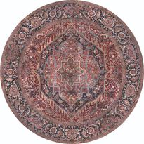 Pyöreä matto Hestia Gemma Ø133cm punainen