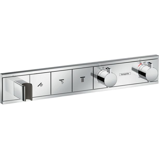 hansgrohe RainSelect termostaatti 3:lle toiminnolle, FixFit Porter, piiloasennus
