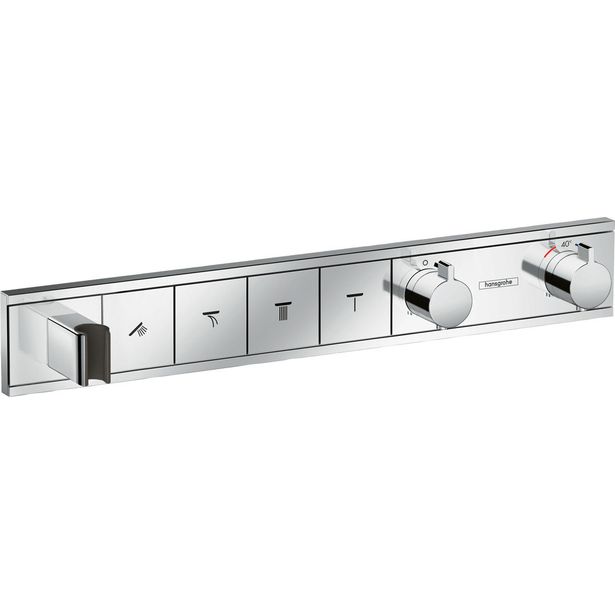 hansgrohe RainSelect termostaatti 4:lle toiminnolle, FixFit Porter, piiloasennus