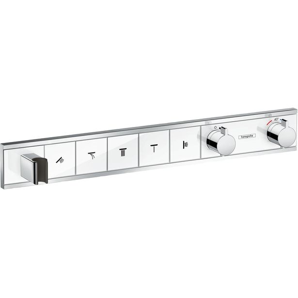 hansgrohe RainSelect termostaatti 5:lle toiminnolle, FixFit Porter, piiloasennus
