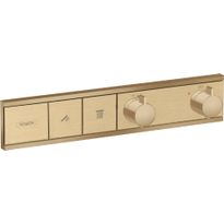 Termostaatti Hansgrohe RainSelect, 2:lle toiminnolle, piiloasennus, harjattu pronssi