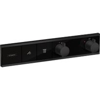 Termostaatti Hansgrohe RainSelect, 2:lle toiminnolle, piiloasennus, mattamusta