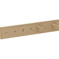 Termostaatti Hansgrohe RainSelect, 3:lle toiminnolle, piiloasennus, harjattu pronssi