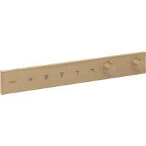 Termostaatti Hansgrohe RainSelect, 5:lle toiminnolle, piiloasennus, harjattu pronssi