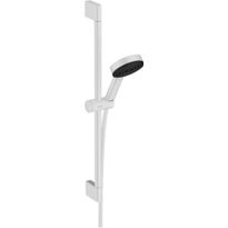 Suihkusetti Hansgrohe Pulsify Select S 105 3jet Relaxation Ecosmart, 65 cm suihkutanko, mattavalkoinen