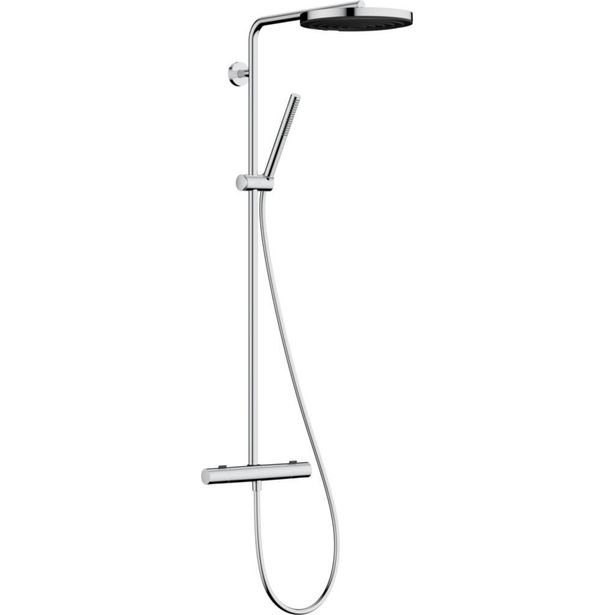 Sadesuihkusetti Hansgrohe Pulsify S Puro 260, Ecostat Fine -termostaattihanalla, kromi