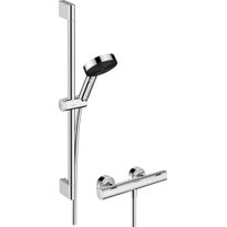 Suihkusetti Hansgrohe Pulsify Select S Ecostat, termostaattihanalla, hierova suihku, kiiltävä kromi