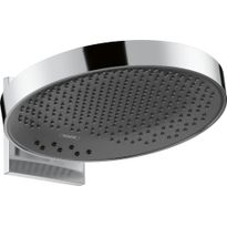 Yläsuihku Hansgrohe Rainfinity 360 3jet PowderRain, piiloasennus seinään iBoxilla, kromi