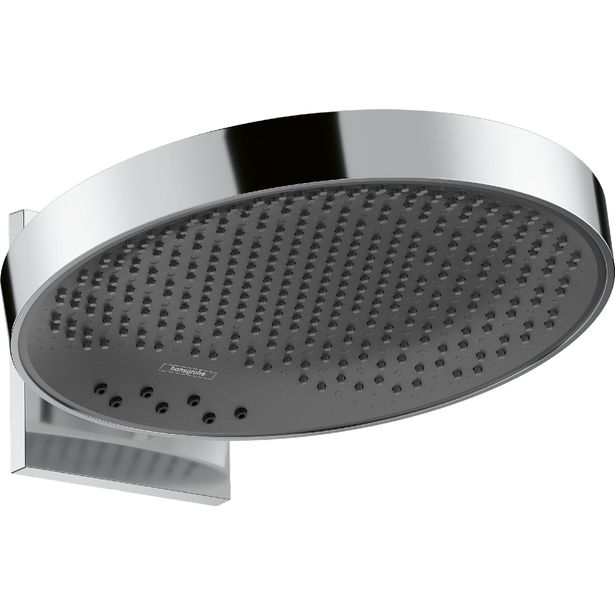 hansgrohe Rainfinity yläsuihku 360 3jet PowderRain, piiloasennus seinään iBoxilla