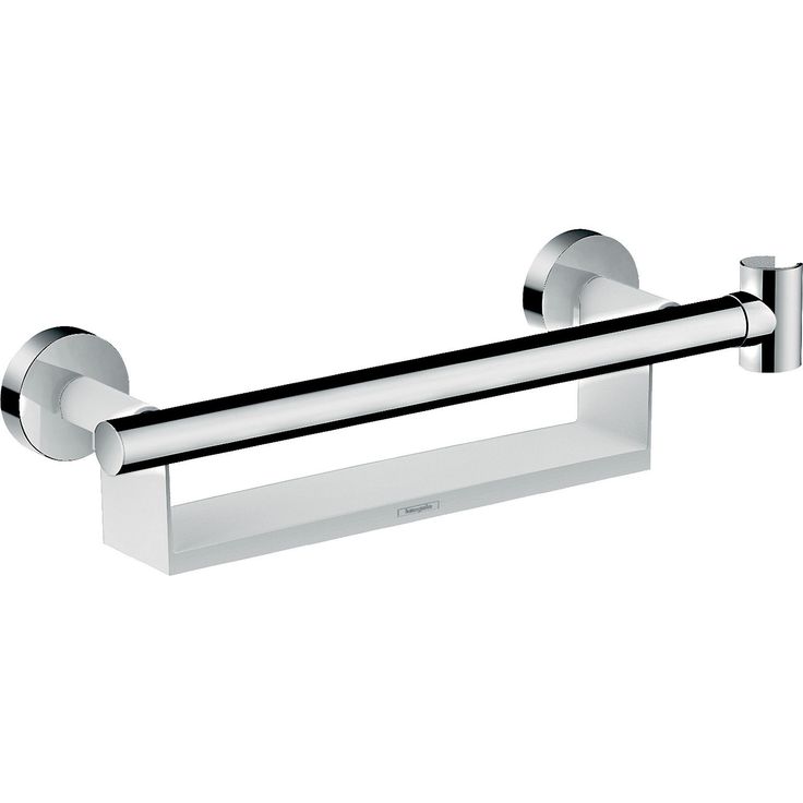 hansgrohe Unica tartuntakahva Comfort säilytyshyllyllä ja suihkun pidikkeellä