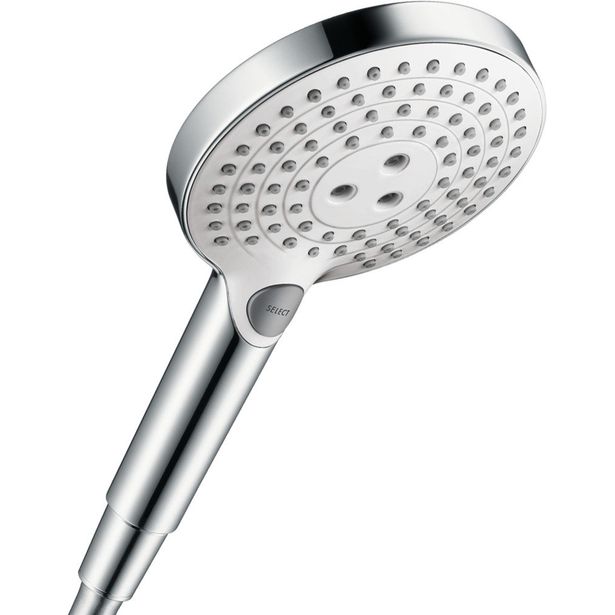 Käsisuihku Hansgrohe Raindance Select S 120 3jet EcoSmart, kromi/valkoinen