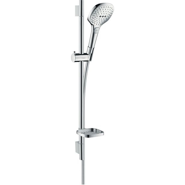 hansgrohe Raindance Select E suihkusetti 120 3jet EcoSmart tanko 65 cm, saippuakuppi
