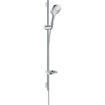 Suihkusetti Hansgrohe Raindance Select E 120 3jet Ecosmart, tanko 90 cm, saippuakuppi, kromi