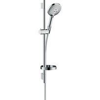 Suihkusetti Hansgrohe Raindance Select S 120 3jet Ecosmart, tanko 65 cm, saippuakuppi, kromi