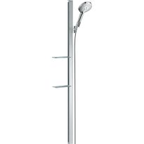 Suihkusetti Hansgrohe Raindance Select S 120 3jet, tanko 150 cm, lasipinta, 2 saippua-alustaa, kromi