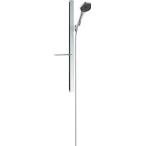 Suihkusetti Hansgrohe Rainfinity 130 3jet PowderRain EcoSmart, tanko 90 cm, saippua-alusta, kromi