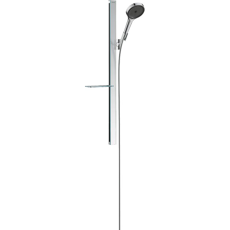 hansgrohe Rainfinity suihkusetti 130 3jet PowderRain EcoSmart, tanko 90 cm, saippua-alusta