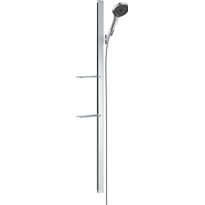 Suihkusetti Hansgrohe Rainfinity 130 3jet PowderRain Ecosmart, tanko 150 cm, saippua-alusta, kromi