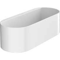 Säilytyskori Hansgrohe WallStoris, syvä, mattavalkoinen